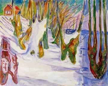 古い木々 1925年 エドヴァルド・ムンク Oil Paintings